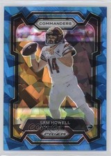 2023 Panini Prizm Blue Ice Prizm 96/99 Sam Howell #300 1r01