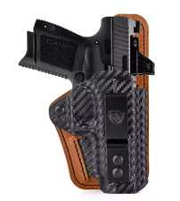 Subcompact Canik TP9 Elite SC Holster with Comfort Pad IWB Kydex Leather Hybrid