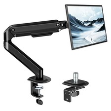 Single Monitor Arm Mount for 17-32 Inch Screens, Heavy Duty Steel Mechanical ...