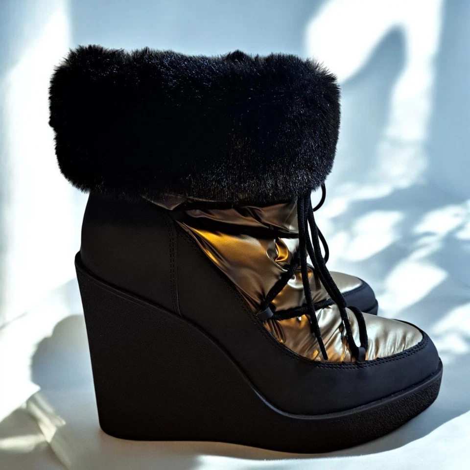 Bota Jessica Simpson Myina Wedge tamanho 7.5M nova sem etiquetas - Imagem 2 de 4