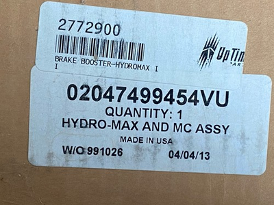 #ad 2772900 Genuine Hydro max ® Brake Booster Kit $900.00