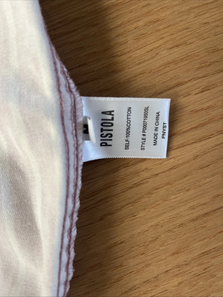 Mono pistola para mujer rosa a rayas 100 % algodón talla mediana Foto 3 de 4