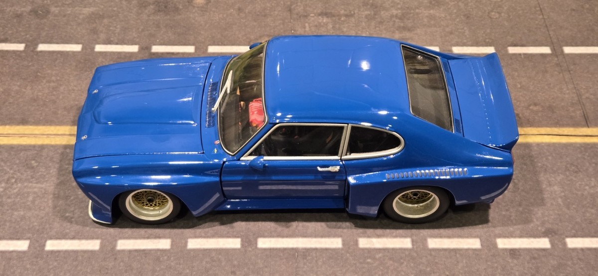 READ** RARE 1/18 Minichamps 1974 Ford Capri RS 3100 Blue