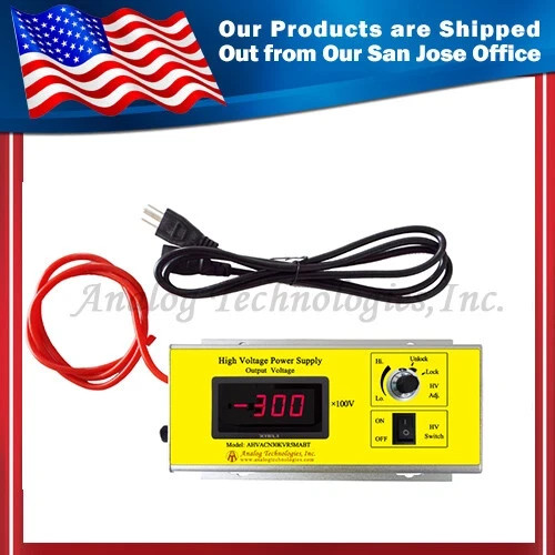High Voltage AC-DC Power Supply -30kV 0.5mA, AHVACN30KVR5MABT, Negative Output