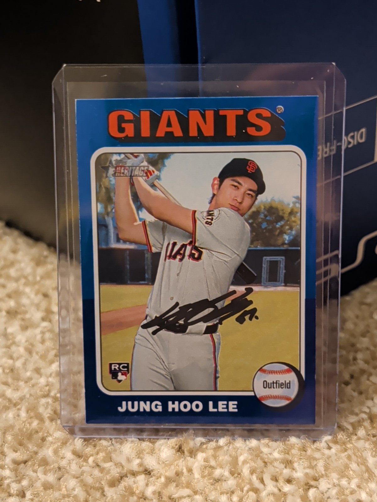 2024 Topps Heritage High Number - Jung-Hoo Lee #545 Dark Blue Border (RC)