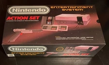 1988 Action Set complete in box original nintendo nes system