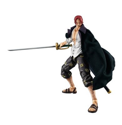 MegaHouse Variable Action Heroes ONE PIECE Shanks (Red Hair) Ver.1.5 Action Figu
