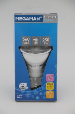 Megaman LED Par 16 E14 4W