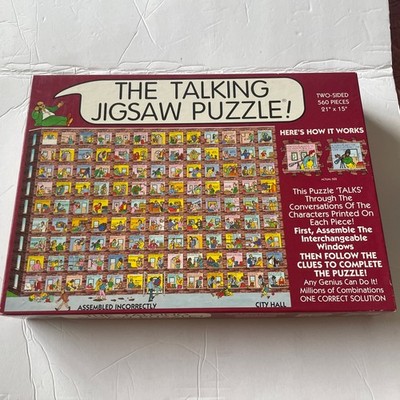 レア THE TALKING JIGSAW PUZZLE 560p パズル VERY RARE City Hall – The Talking Jigsaw Puzzle Buffalo Games