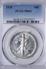 Photo of a 1938-P Walking Liberty Half Dollar from an eBay sale