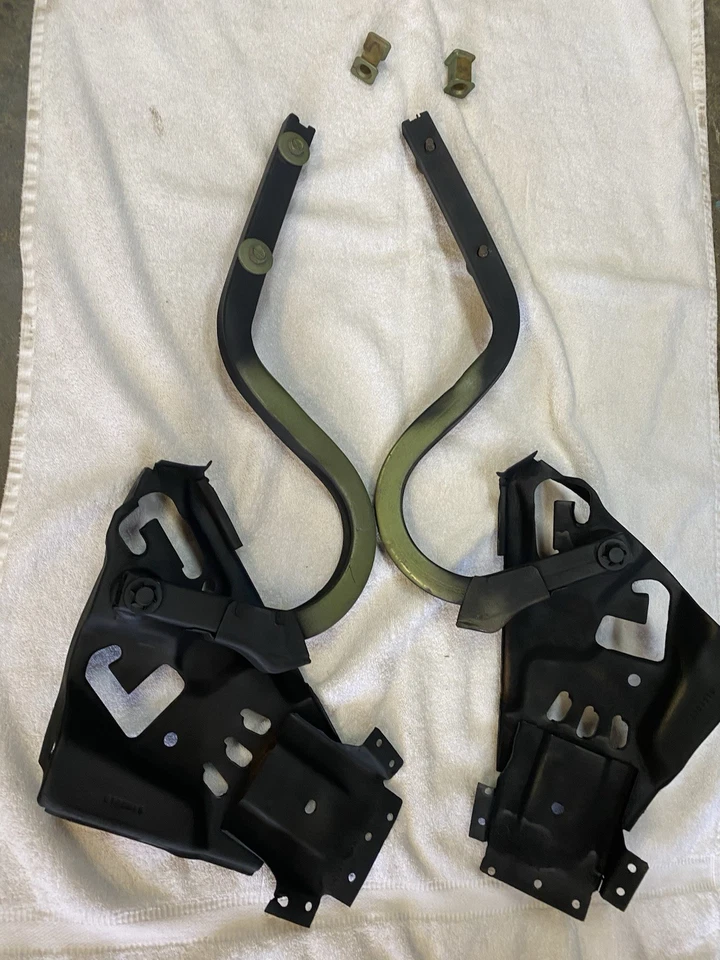 MOPAR A-BODY 1973 PLYMOUTH VALIANT Trunk HINGES+Spring Mounts BOTH SIDES !!! - Image 3 of 4