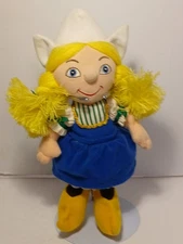 Disney Store It's A Small World HOLLAND GIRL DOLL Plush Bean Bag 9 1/2"