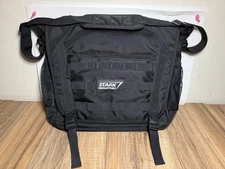 Mens Black Iron Man Stark Industries Messenger Shoulder Bag Strap Laptop 17”x14”