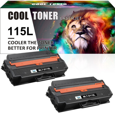 2PK MLT-D115L 115L Toner For Samsung Xpress SL-M2830DW SL-M2820ND SL-M2870FW