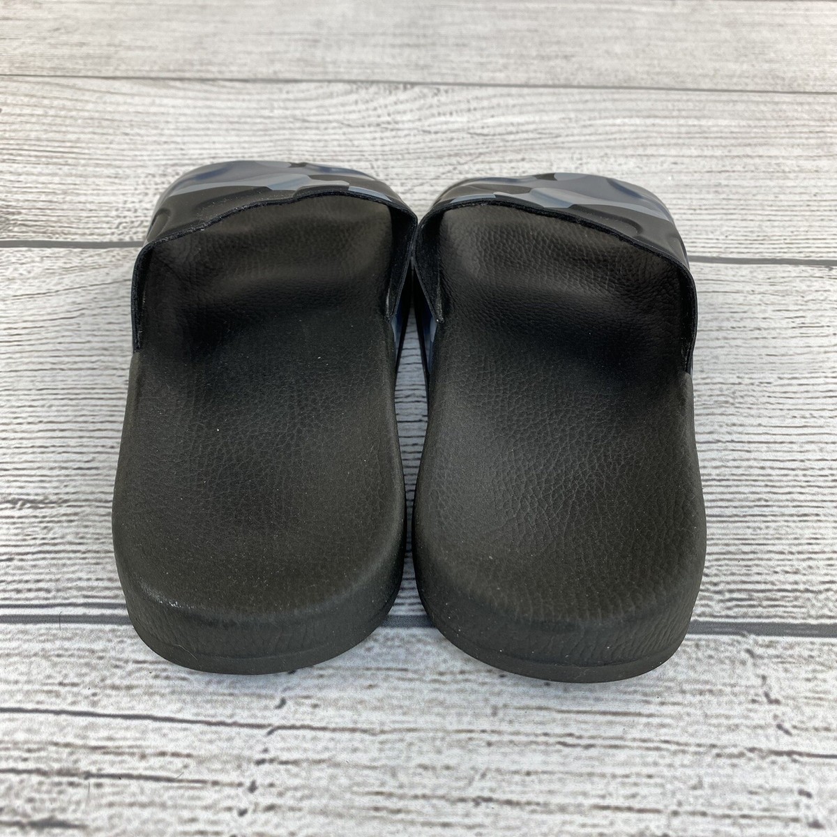 DANWARD Italian Made Camouflage Slides Men Size 8 Wide Black  display picture 1