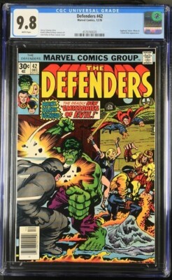 Defenders #42 1976 Marvel Comics CGC 9.8 White Pages 020