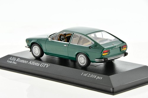 ALFA ROMEO Alfetta GTV Green 1976 1/43 MINICHAMPS 400120124 - Imagen 2 de 5