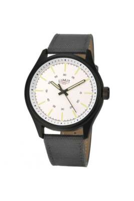 Limit Herren Pilot mit Weißem Zifferblatt 40mm Wasserdicht 5949