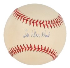 Lee MacPhail Signed / Autographed Official American League Baseball (AIV)