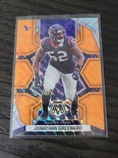 2022 Mosaic Reactive Orange Mosaic #80 JONATHAN GREENARD  Houston Texans 