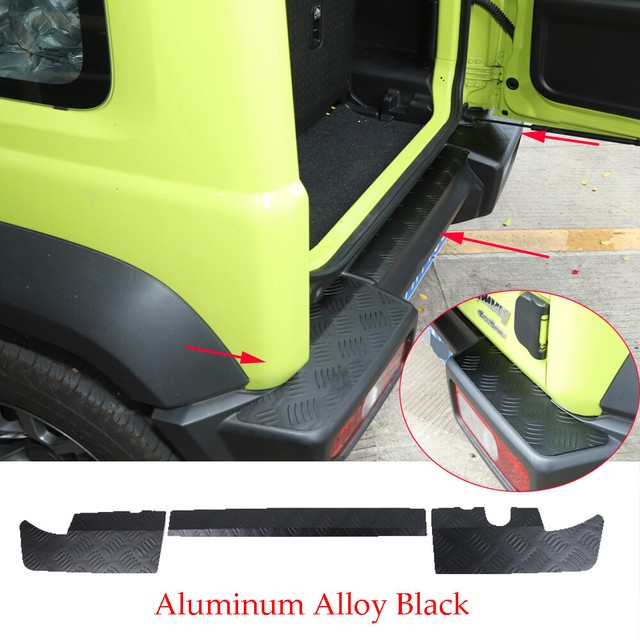 Alloy Black Rear Bumper Protector Guard Panel Cover Fit For Suzuki
