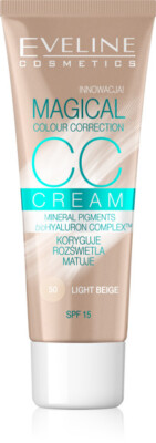 Eveline CC Cream Magical Colour Correction Light Beige 30ml