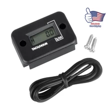 Digital Tach Hour Meter Gas Engine Maintenance for 2/4 Stroke Engines IP67 NEW*