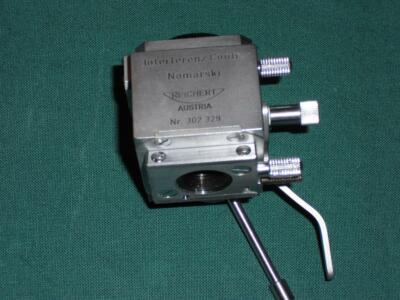 Reichert Austria Nomarski Interferenz Contr. Nr 302 329 Insert Optics Microscope