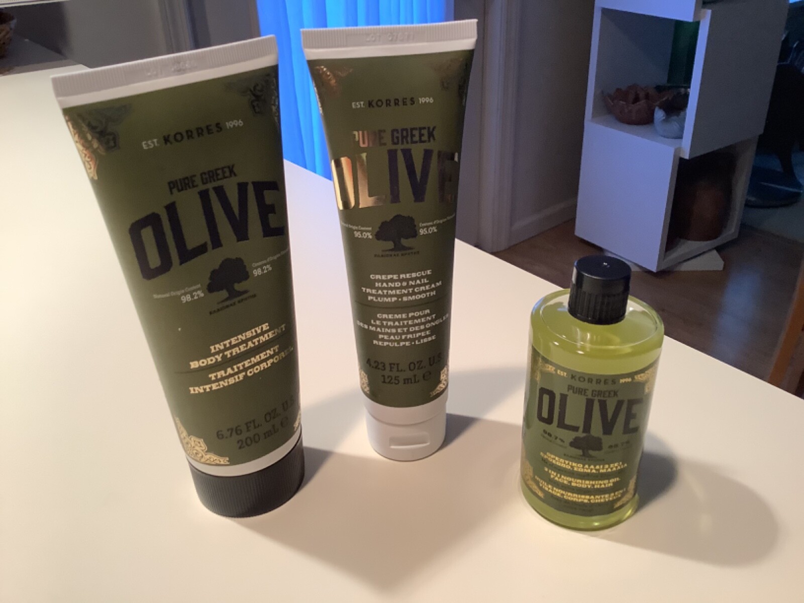 KORRES PURE GREEK OLIVE OIL YOU CHOOSE INTENSIVE BODY CREPE RESCUE 3 in