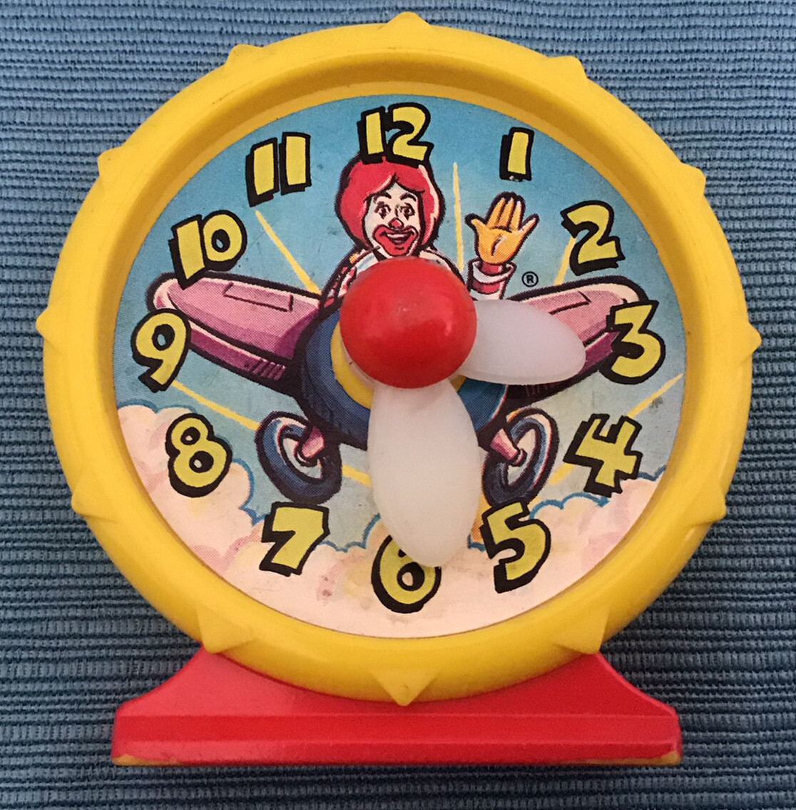 VTG 1991 McDonald's Happy Meal Toy, RONALD MCDONALD PLAY CLOCK | eBay