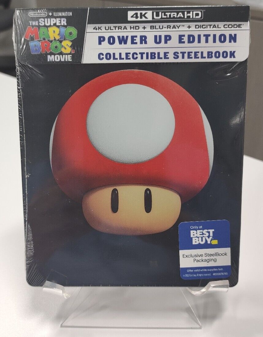 Super Mario Bros.: The Movie Limited Edition Steelbook Blu-ray releasing on  Feb. 13th, The GoNintendo Archives