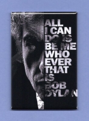 BOB DYLAN *2X3 FRIDGE MAGNET* ROCK AND ROLL MUSICIAN SINGER FOLK MUSIC ARTIST