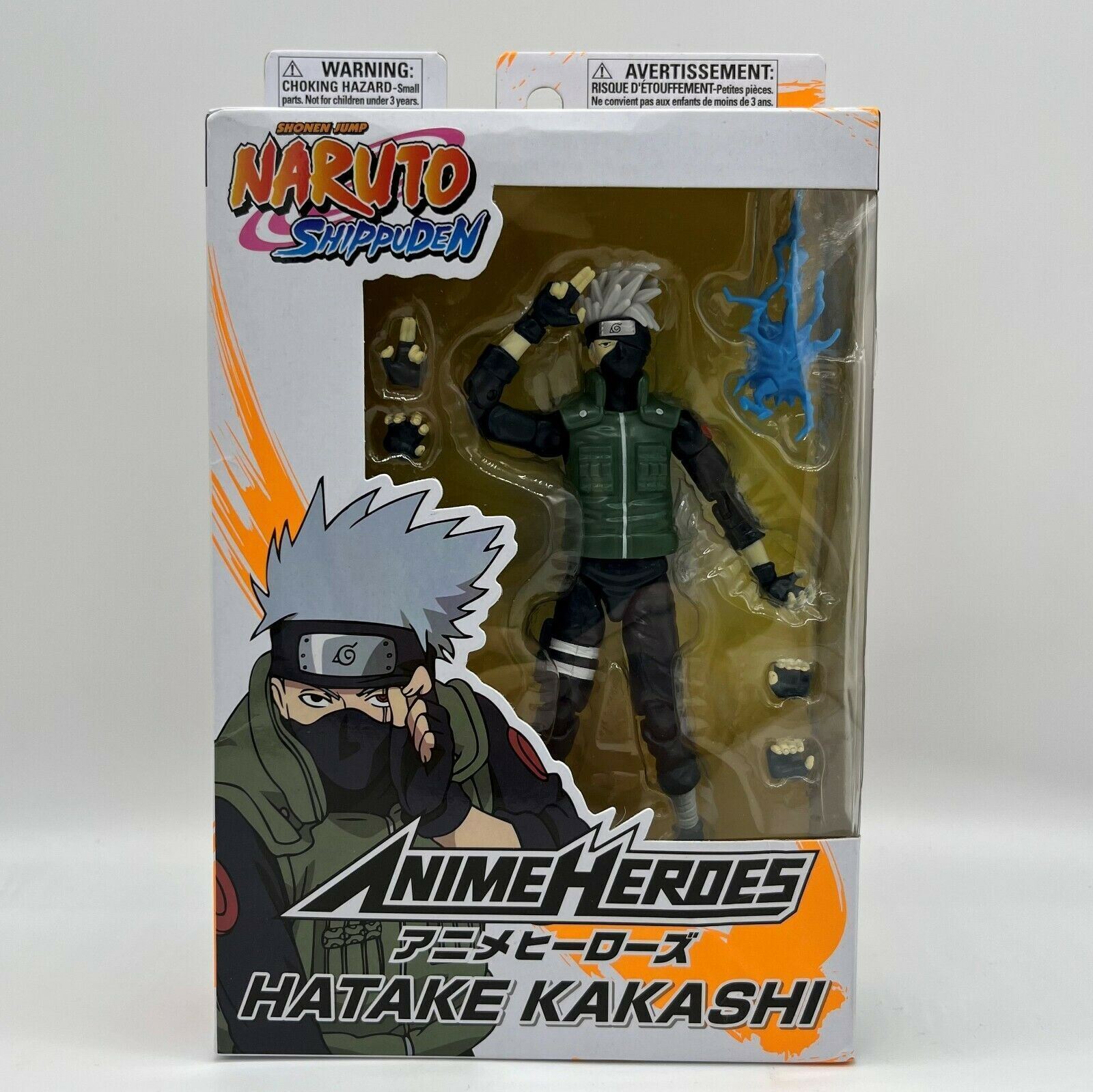 Anime Heroes ~ HATAKE KAKASHI Action Figure ~ Series 1 ~ Bandai / Shonen  Jump 45557369033