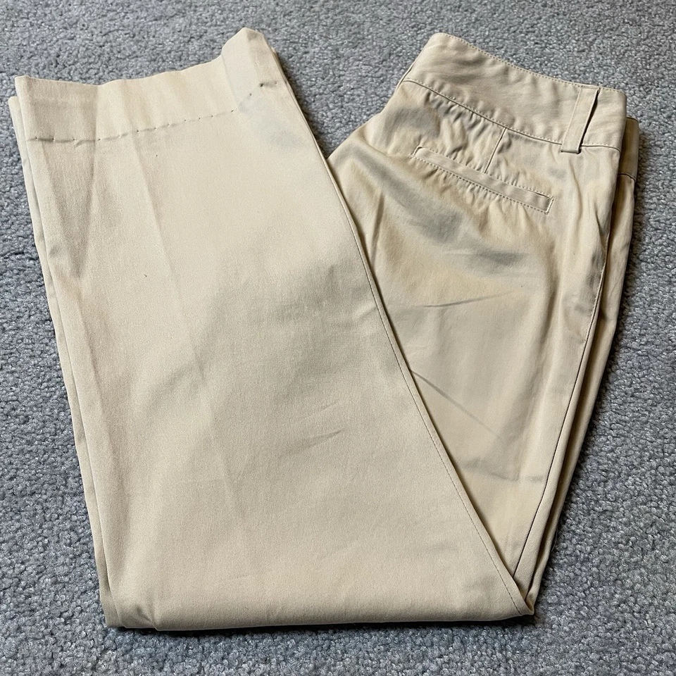 Pantalones acampanados Y2K Banana Republic Martin para mujer talla 2R caqui carrera informal clásico Foto 2 de 4