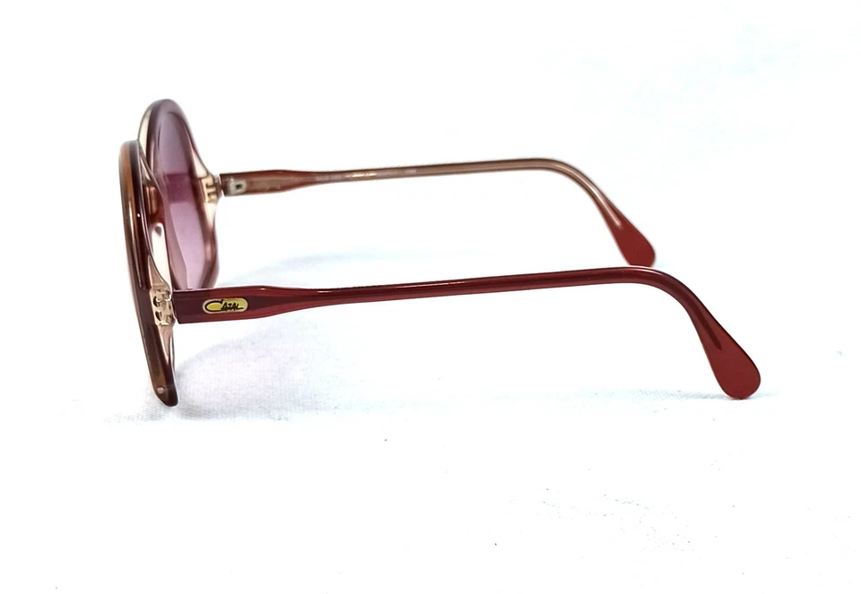 GAFAS DE SOL CAZAL TONOS MORADOS Y ROJOS ALEMANIA VINTAGE MOD. 156 W/T FUNDA ORIGINAL Foto 2 de 4