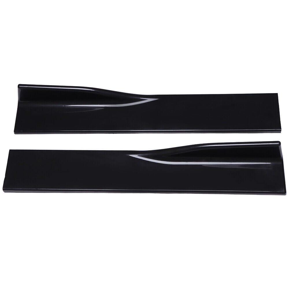 86.6'' Gloss Black Side Skirts Extension For Audi A3 S3 A4 S4 A5 S5 RS5 A7 A8