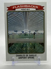 Charles De Gaulle 2023 Topps Heritage NF-8 1974 Flashbacks Airport Opens