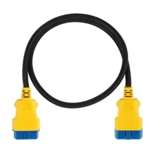 AUTOOL 100CM Car OBDII Extension Cable 16 Pin Male To Female OBD2 Connector (D)