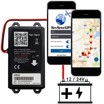 SPY SPOT's QUECLINK GB130MG MOUNTED GPS TRACKER LTE WATERPROOF LIVE GPS TRACKING