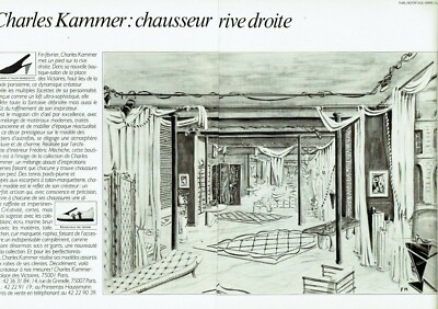 Advertising 089 1987 Charles Kammer Right Bank Shoeman (2 Pages