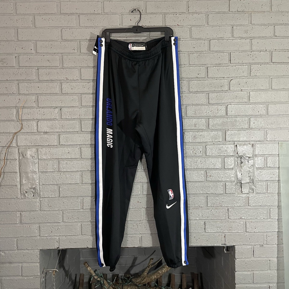 Mens Size XXL Tall Nike Orlando Magic Black Tearaway Dri Fit 