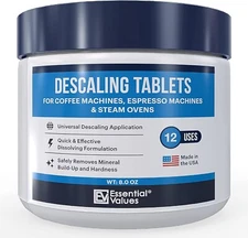 Coffee Cleaner Descaling Tablets - 12 Count Descaler Coffee Machine