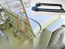 Fits Willys JEEP MB Ford GPW Windshield Adjusting Arm Plate Window Slide A2235