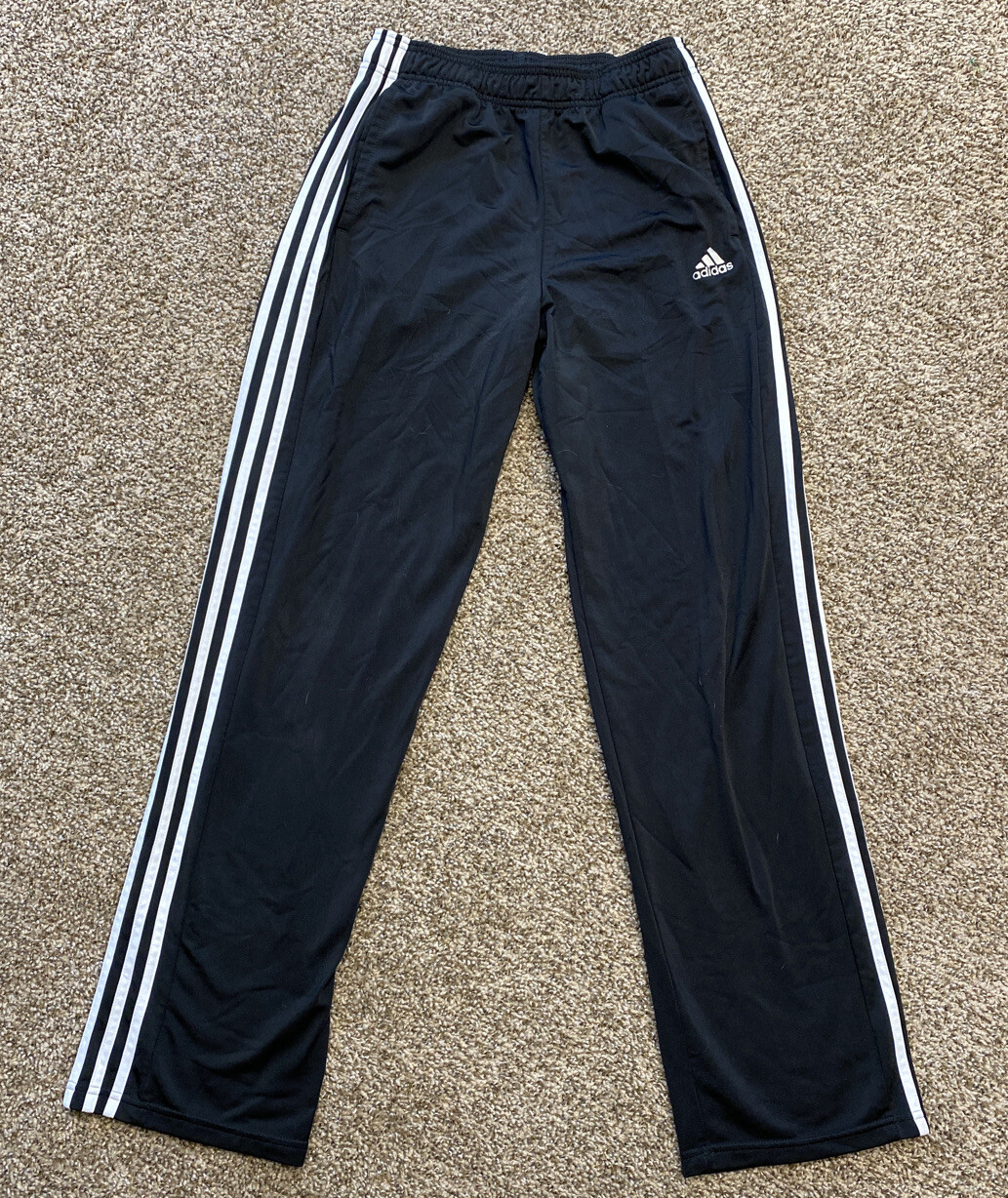 Mens Adidas Track Pants Black Medium Gem