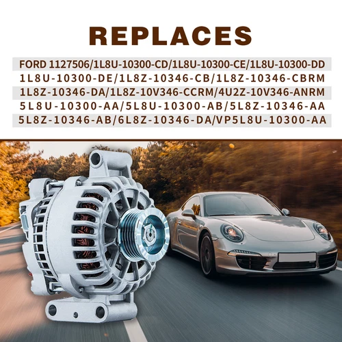 New Alternator For Ford Escape Mazda Tribute 3.0L V6 2001 2002 2003 2004 8259N - Picture 3 of 5