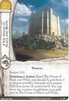 The House of Black and White AGoT LCG 2.0 Game of Thrones Journey to Oldtown 22