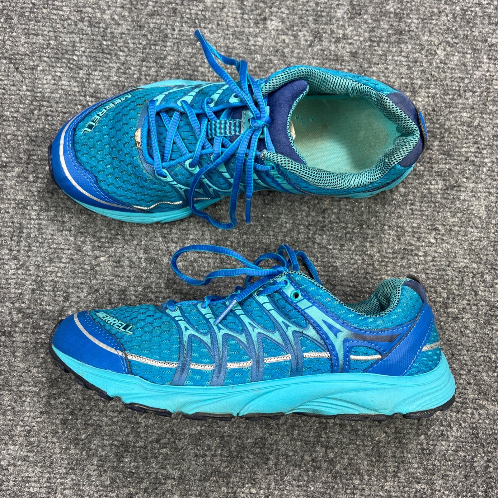 Sneakers Merrell da donna 7 blu mix master move scarpe con suola antiscivolo J57166