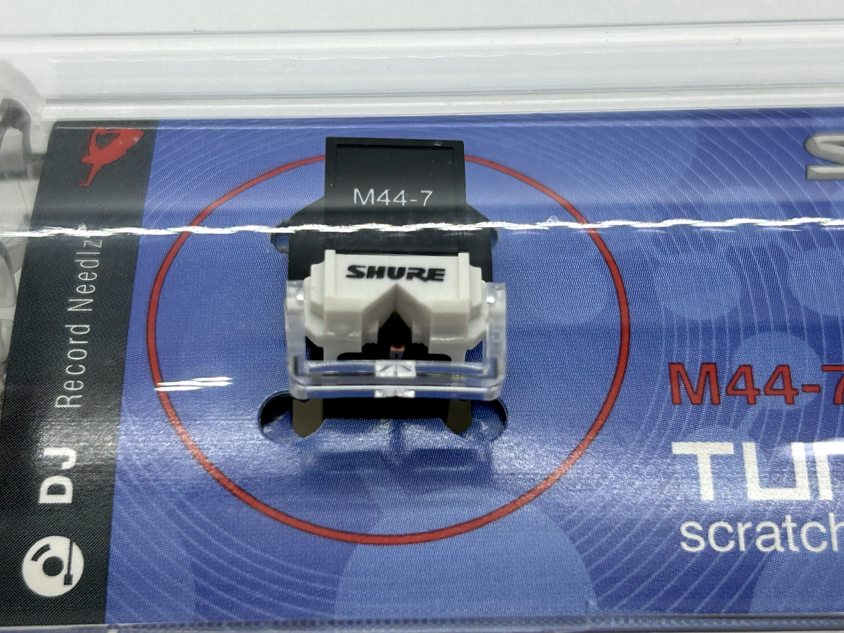 SHURE M44-7 Original Cartridge DJ Unused Needle N447 N44-7 SHURE M44-7 Original Cartridge DJ Unused Needle N447 N44-7