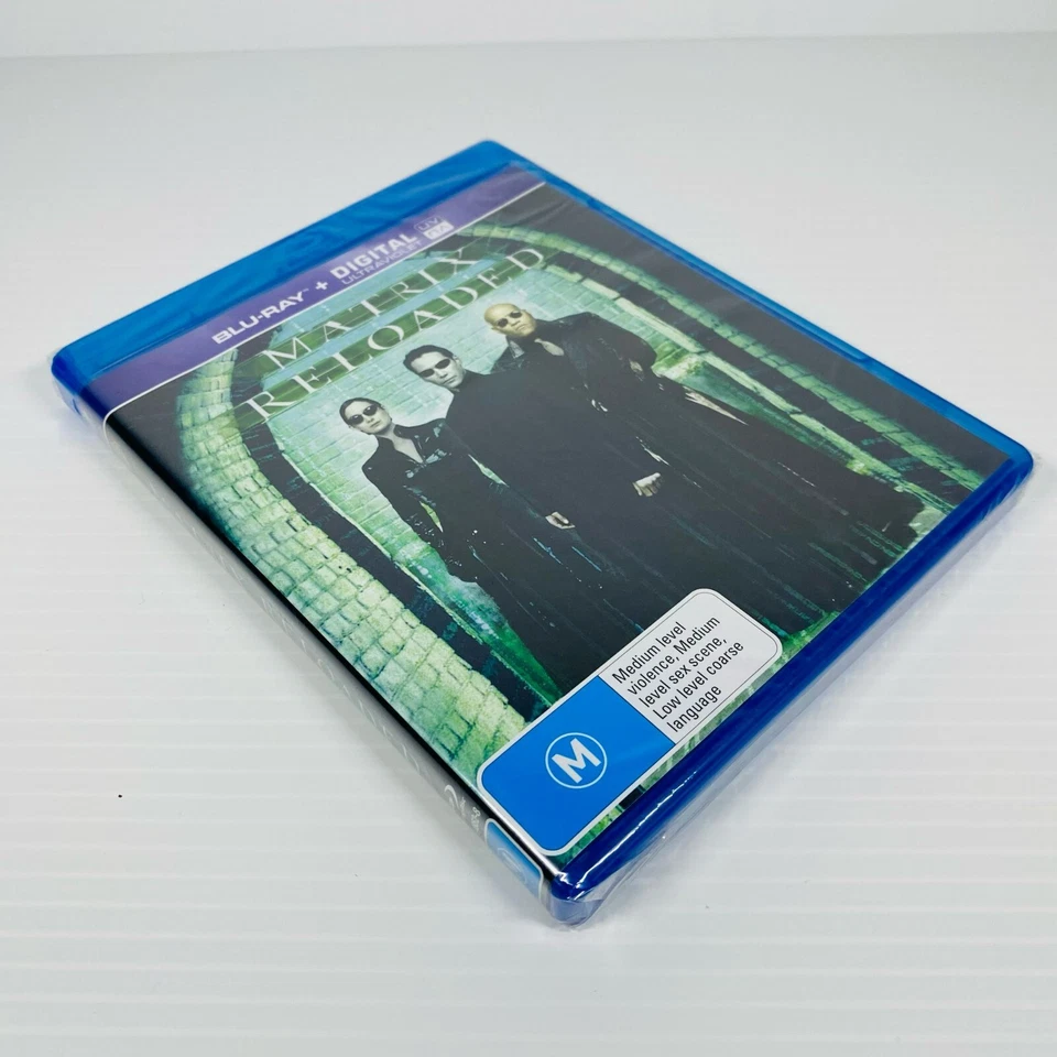 The Matrix Reloaded Blu-ray 2003 Region B New Sealed Keanu Reeves Sci-Fi - image 4 of 4