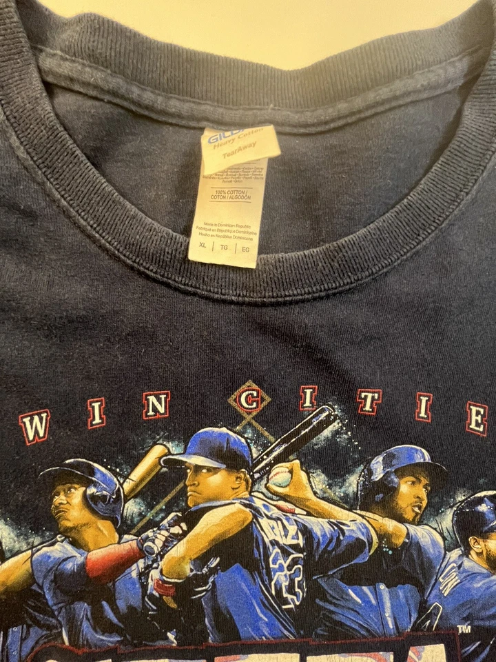 Minnesota Twins Shirt Medium XL Blue Players Choice 2019 Graphic Tee Logo Mens - Image 2 of 3